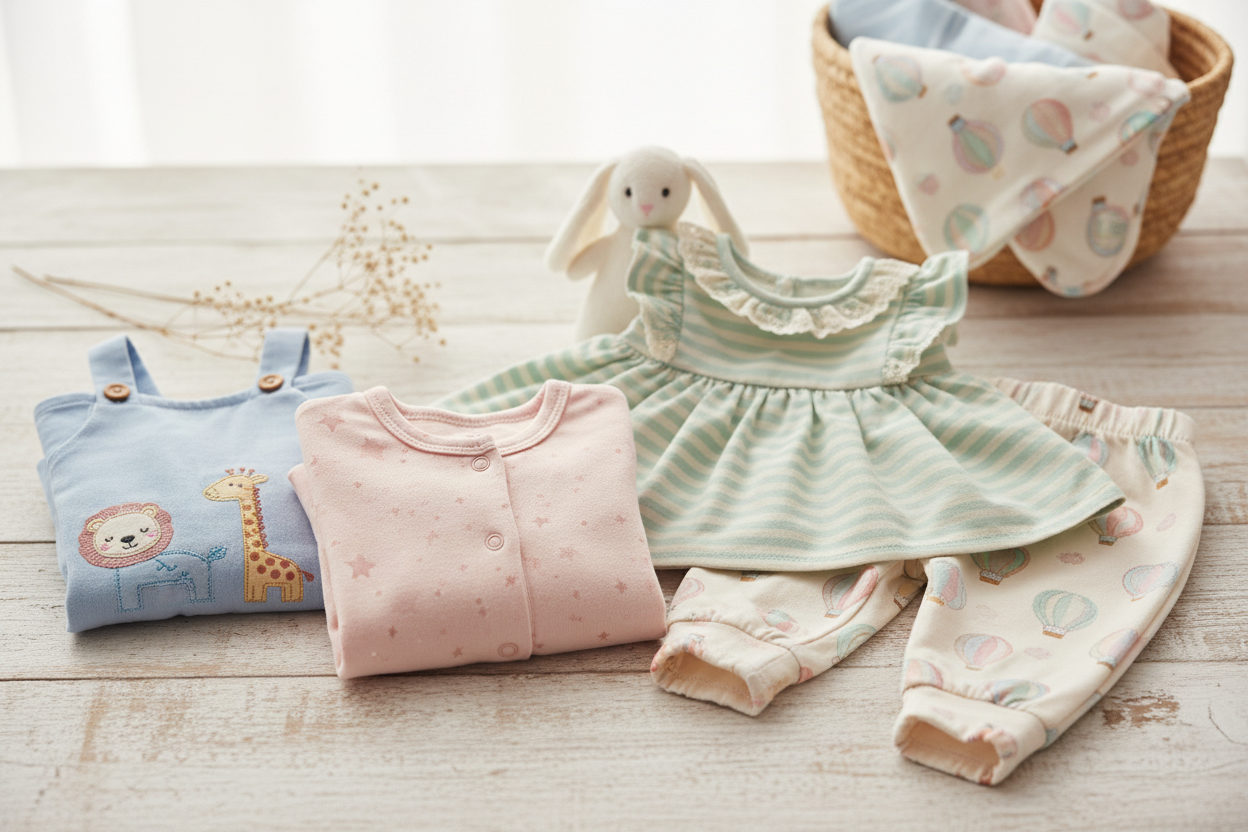 Shop safe, adorable, and high-quality items for babies, toddlers, and growing kids. Discover clothing, toys, nursery essentials, learning tools, and more.