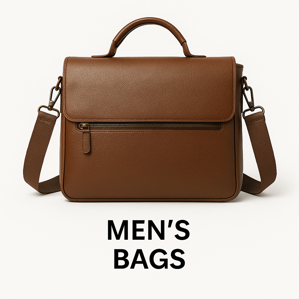 Find stylish and functional men’s bags for work, travel, and daily use. Explore backpacks, messenger bags, shoulder bags, and travel packs.