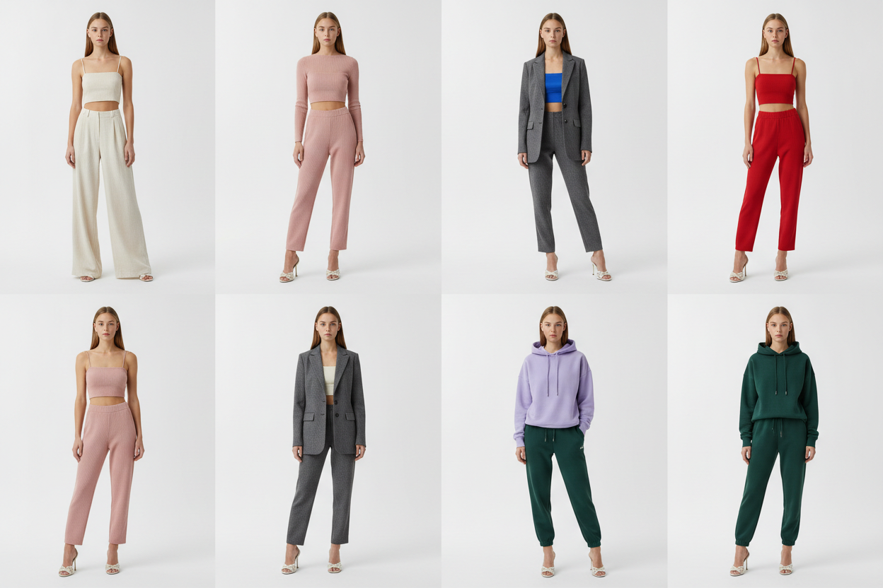 Turn heads with stylish two-piece sets for casual, sporty, and elegant looks. Matching tops and bottoms for an effortless, put-together outfit.