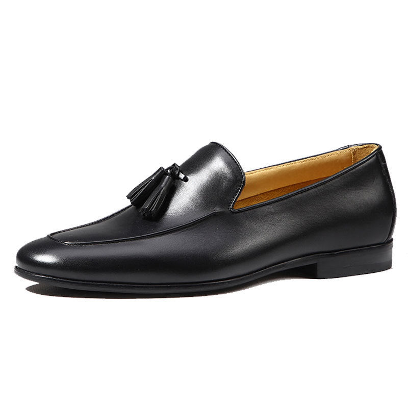 Men's Leather GOOD YEAR Tassel Summer Breathable Loafers