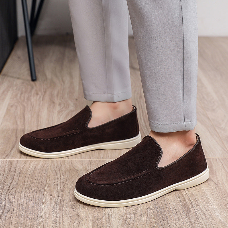 Flat-bottomed Slip-on Casual Large Size Men's Shoes