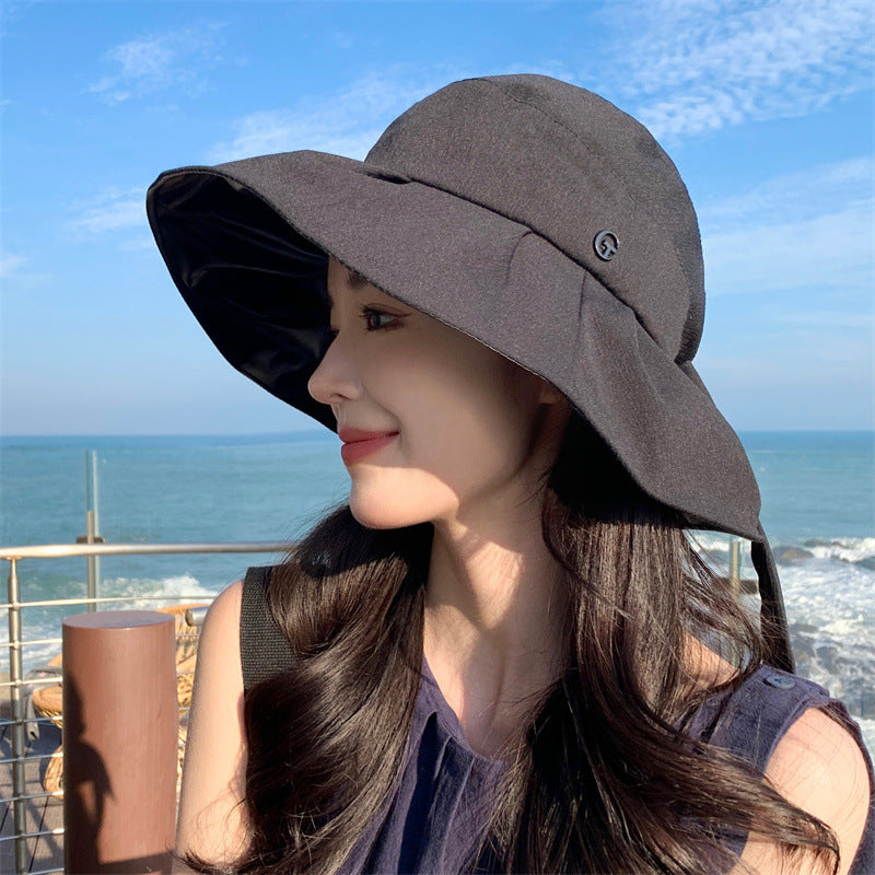 Foldable Portable Big Brim Sun-proof UV Protection Sun Hat