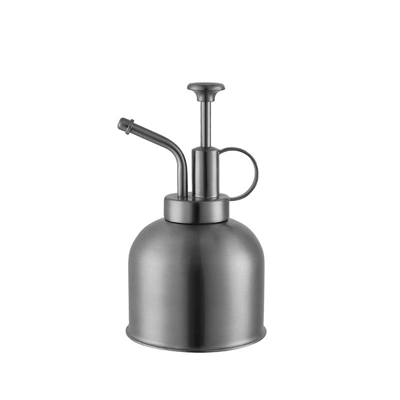 Stainless Steel Watering Can Metal Household Spray Can Hand Pressure Air Pressure Watering