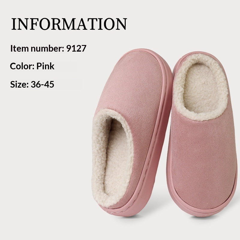 Indoor Anti-slip Plush Warm Home Thick Sole Men