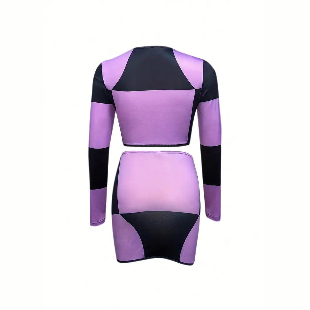 Women's Sexy Belly-baring Two-piece Set