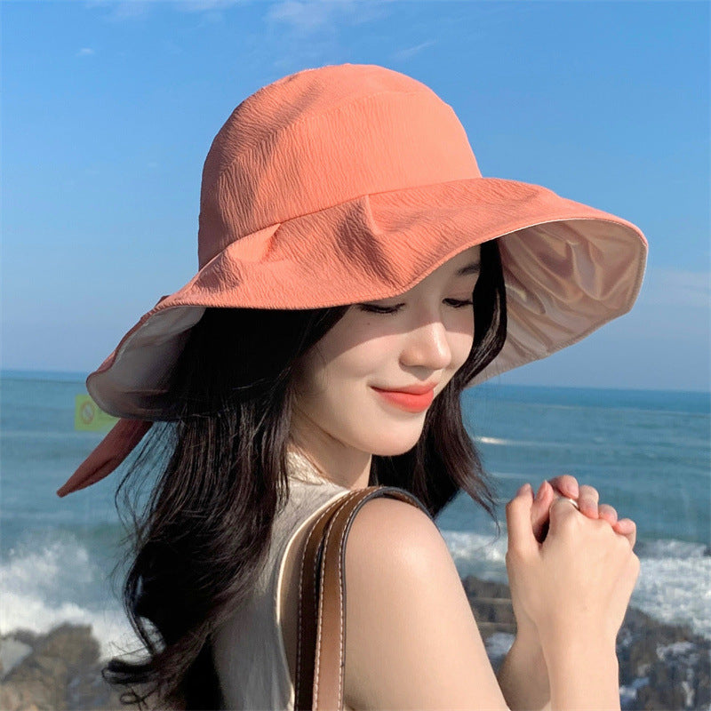 Foldable Portable Big Brim Sun-proof UV Protection Sun Hat