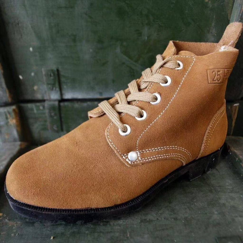 Fluffy Breathable Construction Site Protective Old-fashioned Big Head Shoes