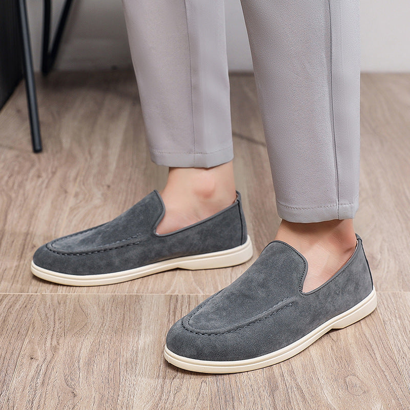 Flat-bottomed Slip-on Casual Large Size Men's Shoes