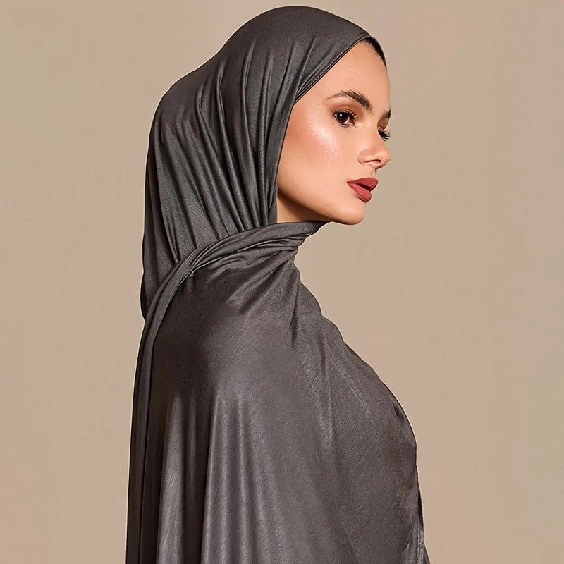 Solid Color Versatile Casual Headscarf