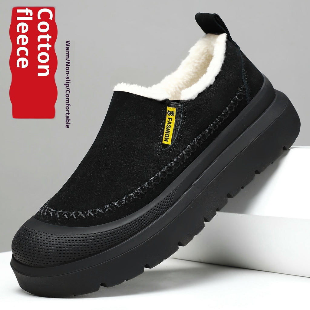 Low-cut Snow Boots Thickened Velvet Ankle Boots Cold And Warm