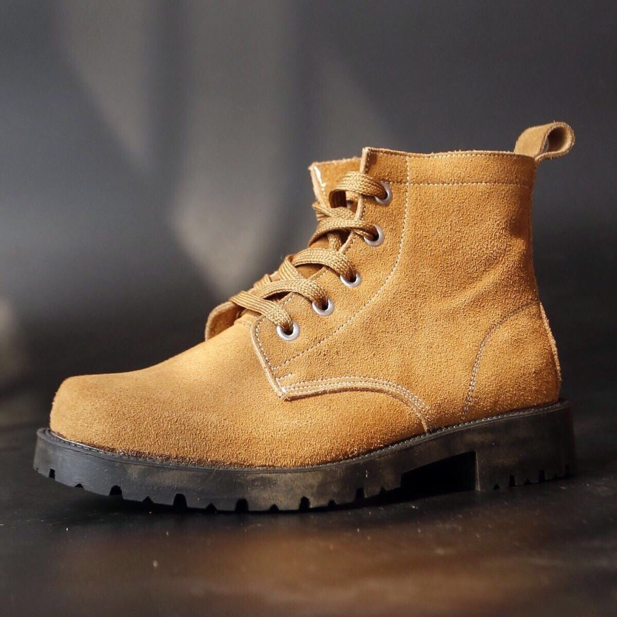 Fluffy Breathable Construction Site Protective Old-fashioned Big Head Shoes