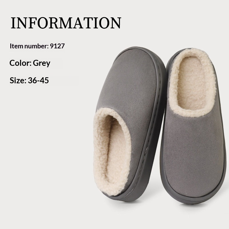 Indoor Anti-slip Plush Warm Home Thick Sole Men