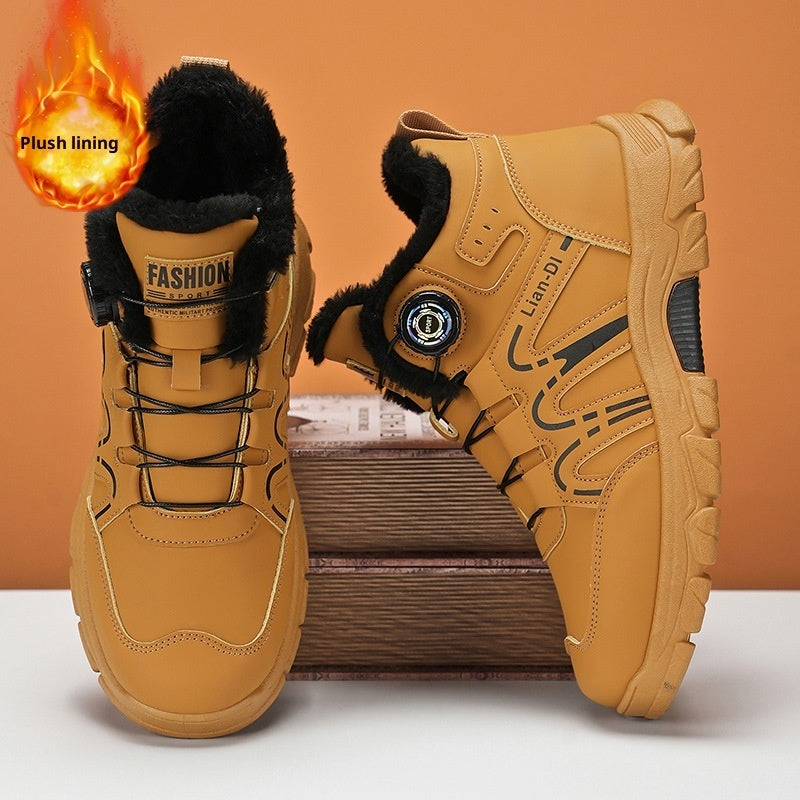 Warm Martin Boots British Style Fashion Trendy Shoes