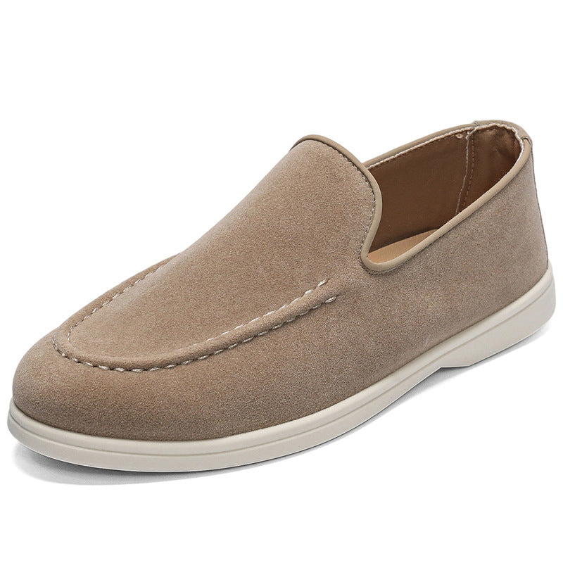 Flat-bottomed Slip-on Casual Large Size Men's Shoes