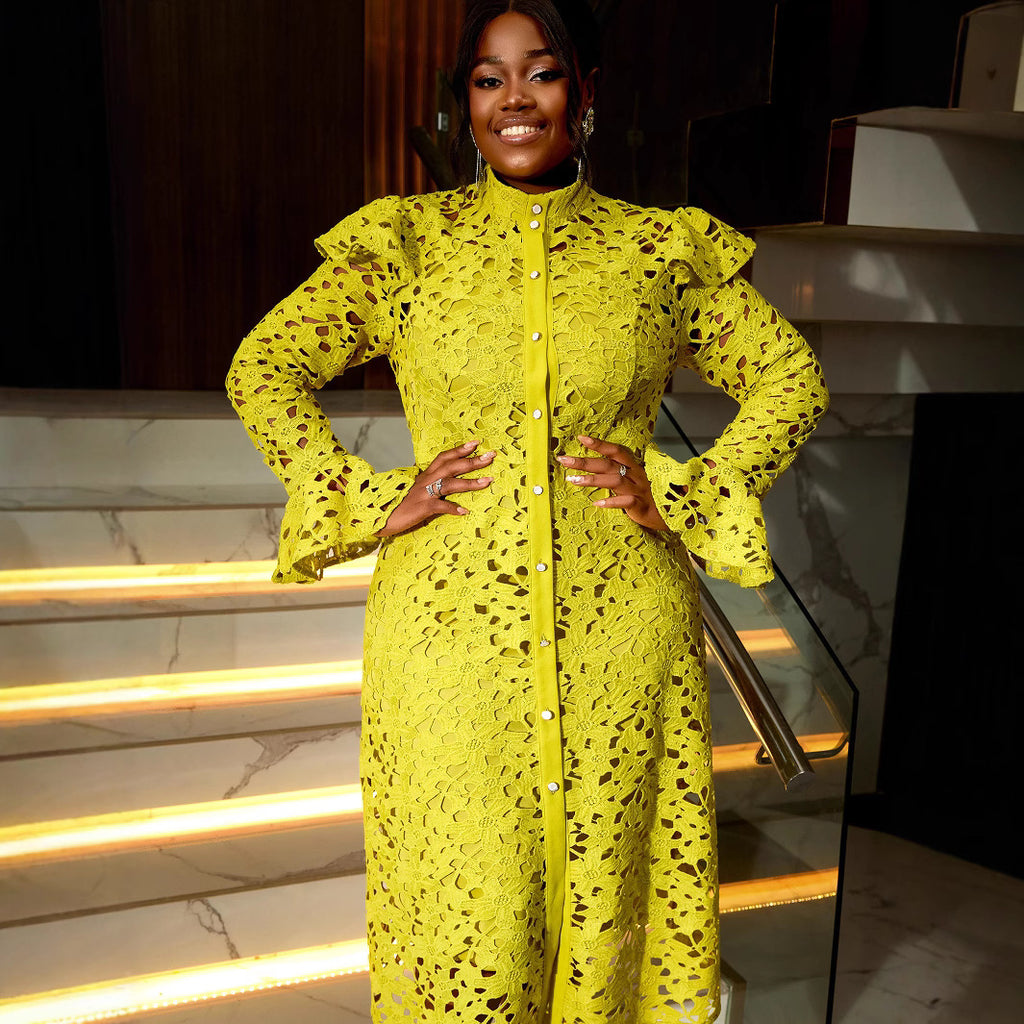 Lace Coat Half Turtleneck Cardigan Inner Wear Dress