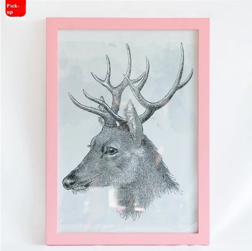 Rectangular Solid Wood Photo Frame Photo Wall Wall Hanging Table Wooden Picture Frame