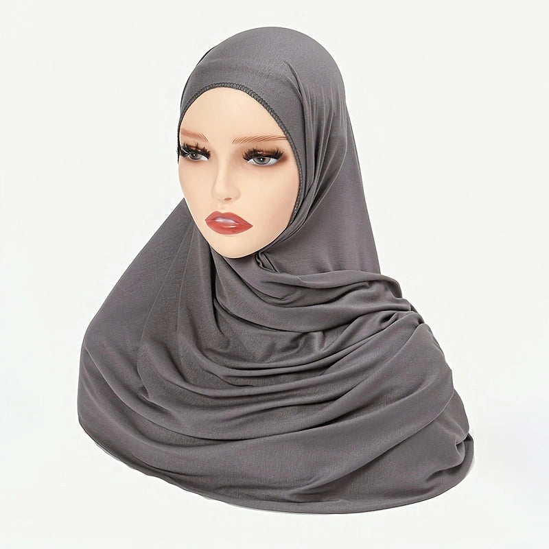 Solid Color Versatile Casual Headscarf