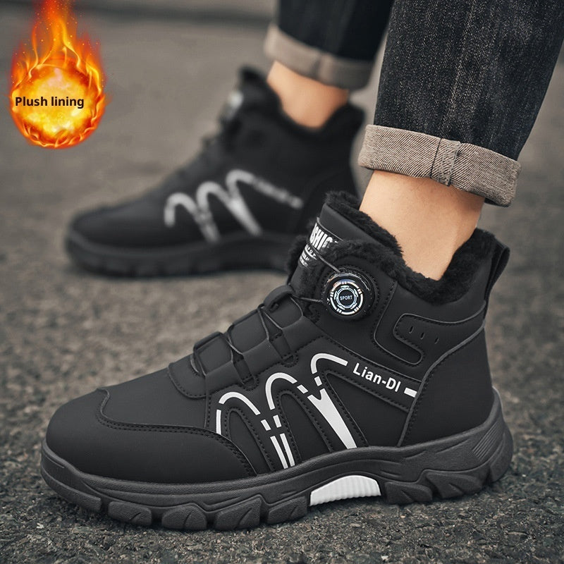 Warm Martin Boots British Style Fashion Trendy Shoes