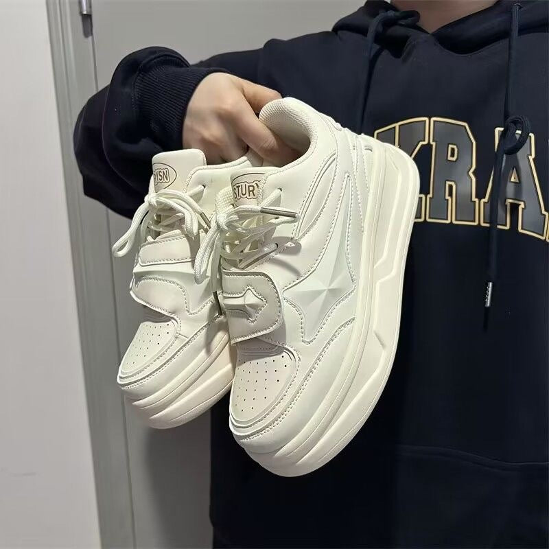 Student Casual Platform Height Increasing Trendy Couple Men's And Women's Board Shoes