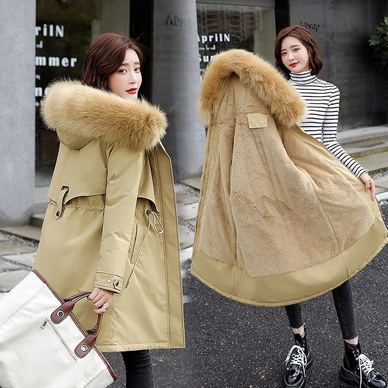Cotton-Padded Jacket Waist Warm Winter Jacket