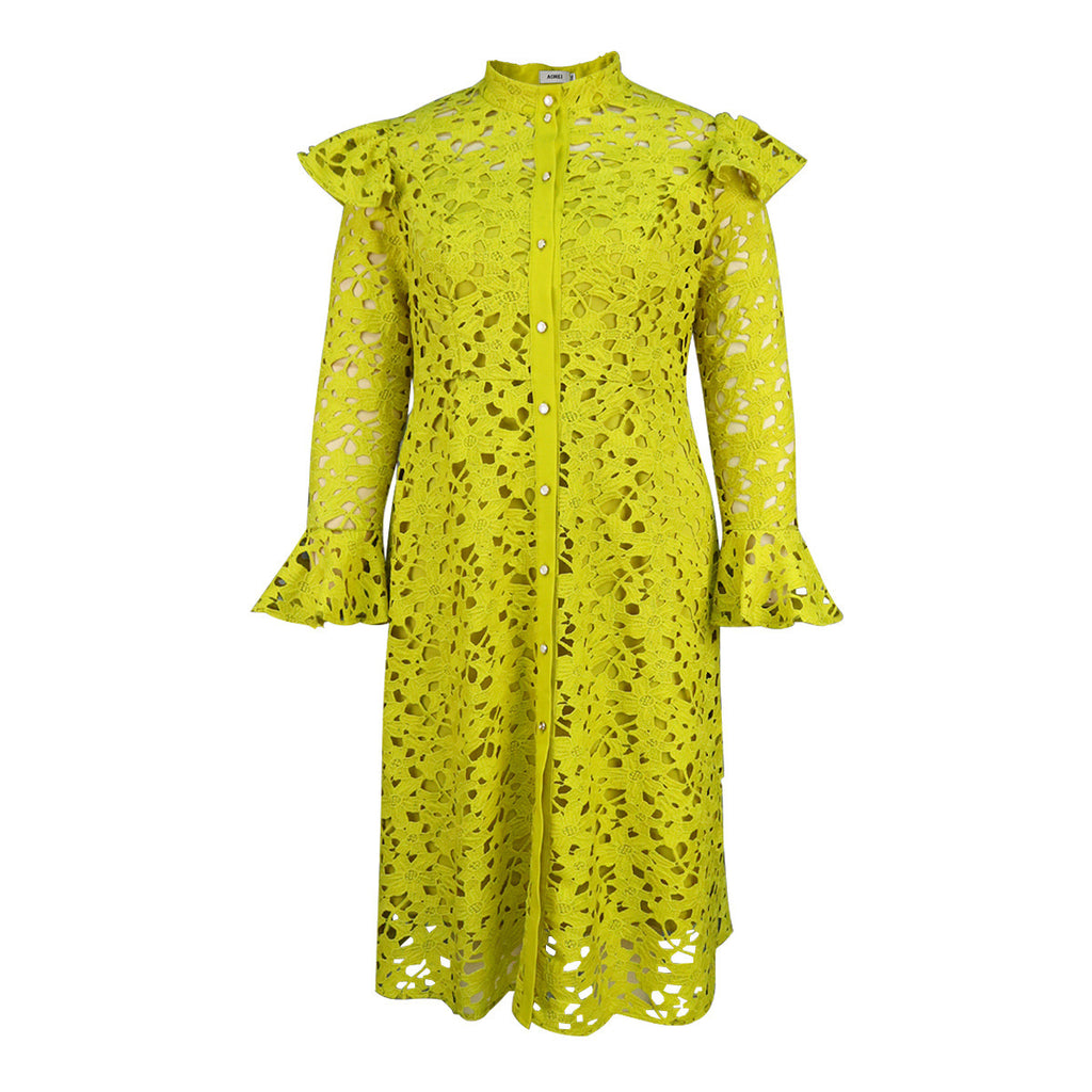 Lace Coat Half Turtleneck Cardigan Inner Wear Dress