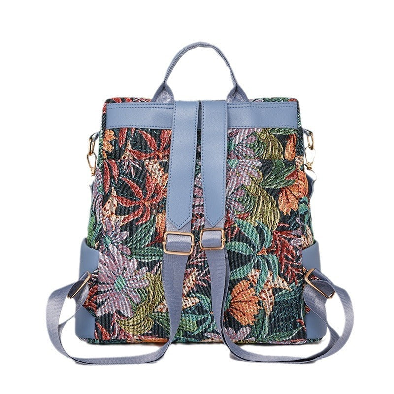 Niche Design Trendy Women's Printed Travel Backpack