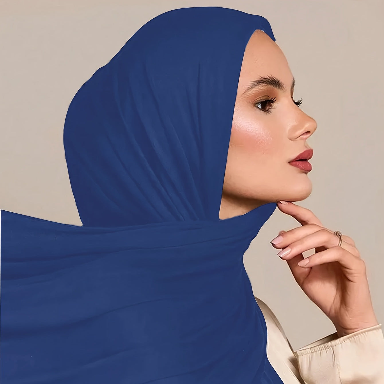 Solid Color Versatile Casual Headscarf