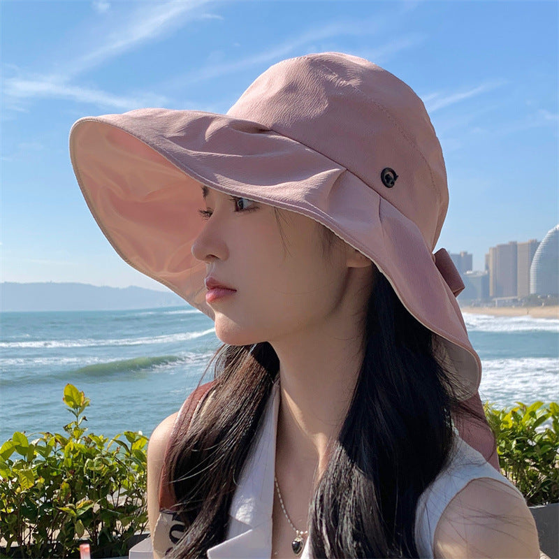 Foldable Portable Big Brim Sun-proof UV Protection Sun Hat