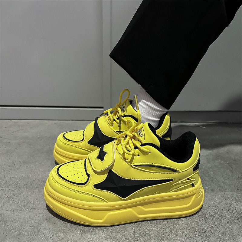 Student Casual Platform Height Increasing Trendy Couple Men's And Women's Board Shoes