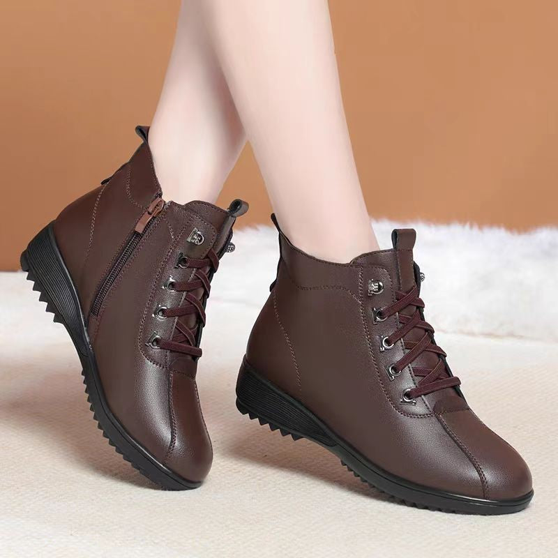 Women's Leather Shoes Casual Fashion Lightweight Comfortable