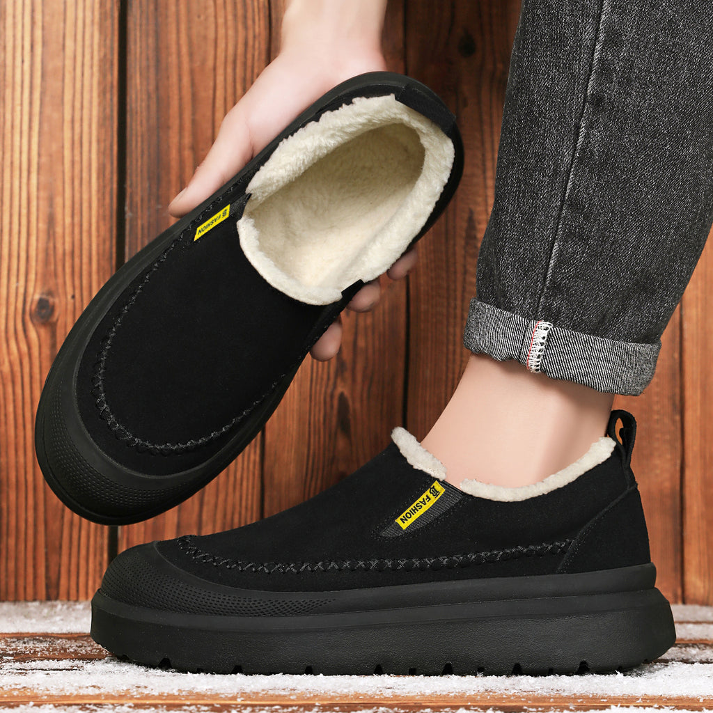 Low-cut Snow Boots Thickened Velvet Ankle Boots Cold And Warm