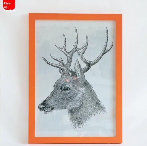 Rectangular Solid Wood Photo Frame Photo Wall Wall Hanging Table Wooden Picture Frame