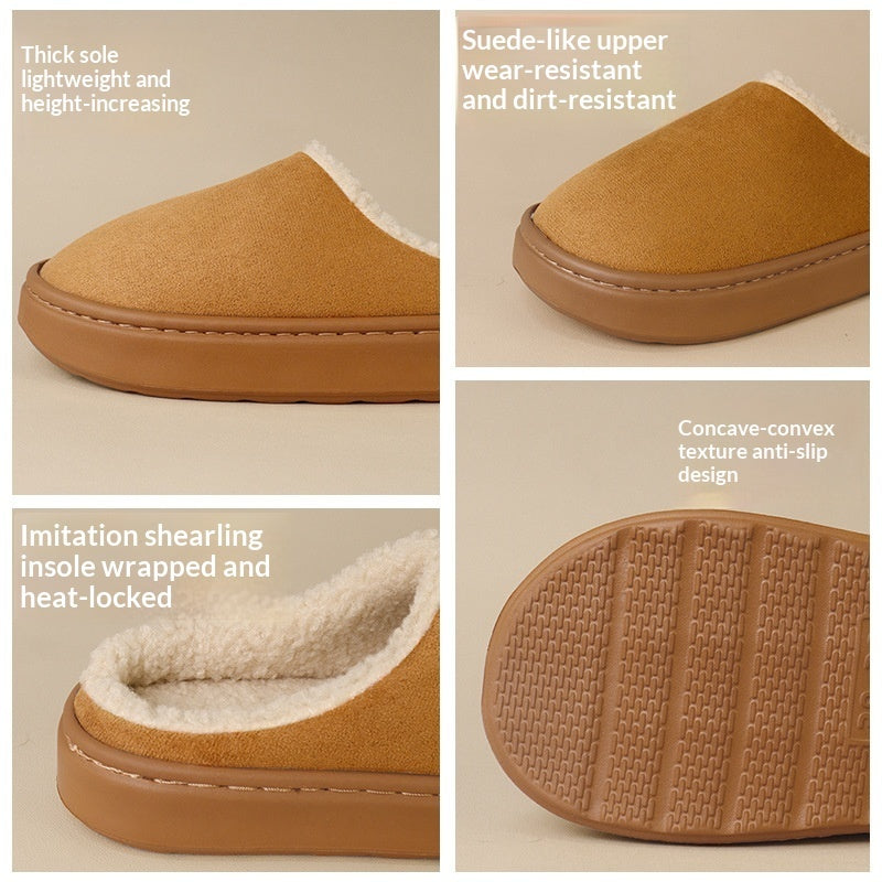 Indoor Anti-slip Plush Warm Home Thick Sole Men