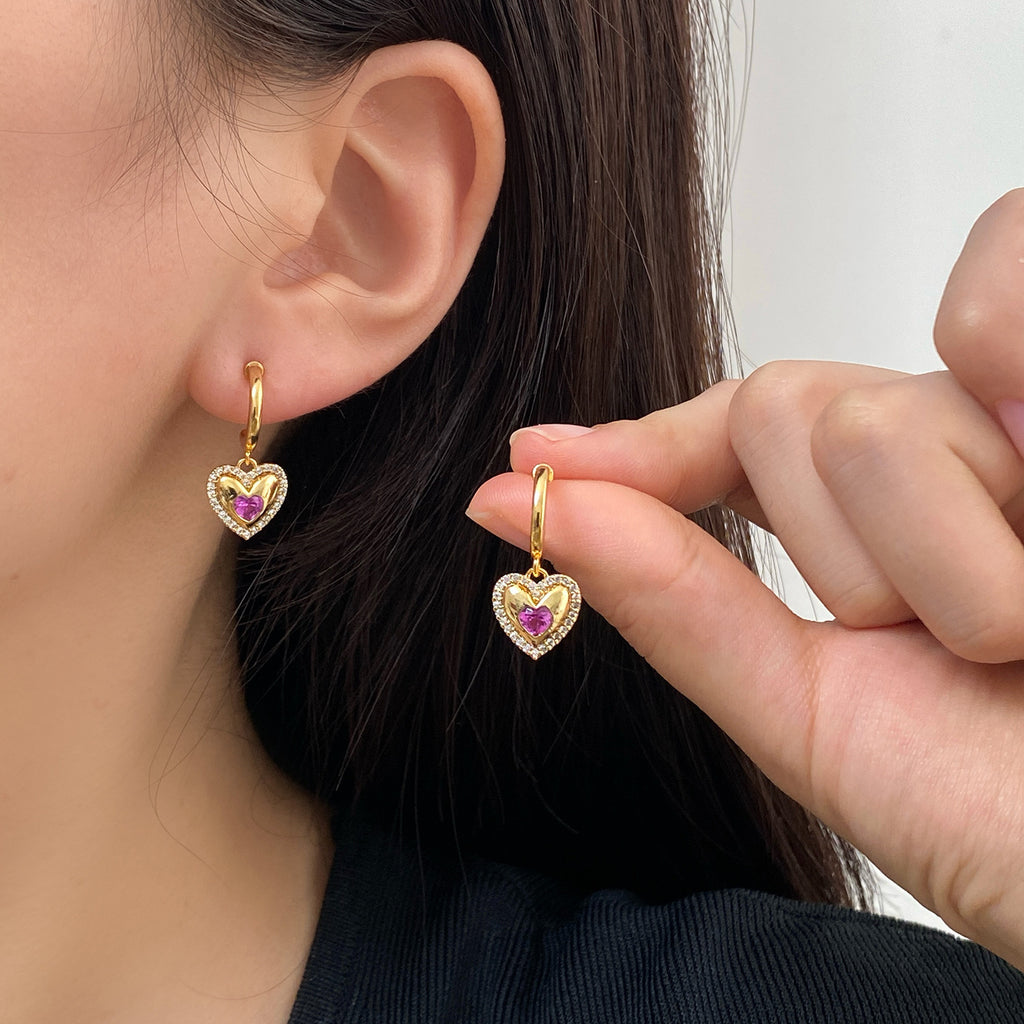 Copper-plated High-end C-shaped Light Luxury Earrings