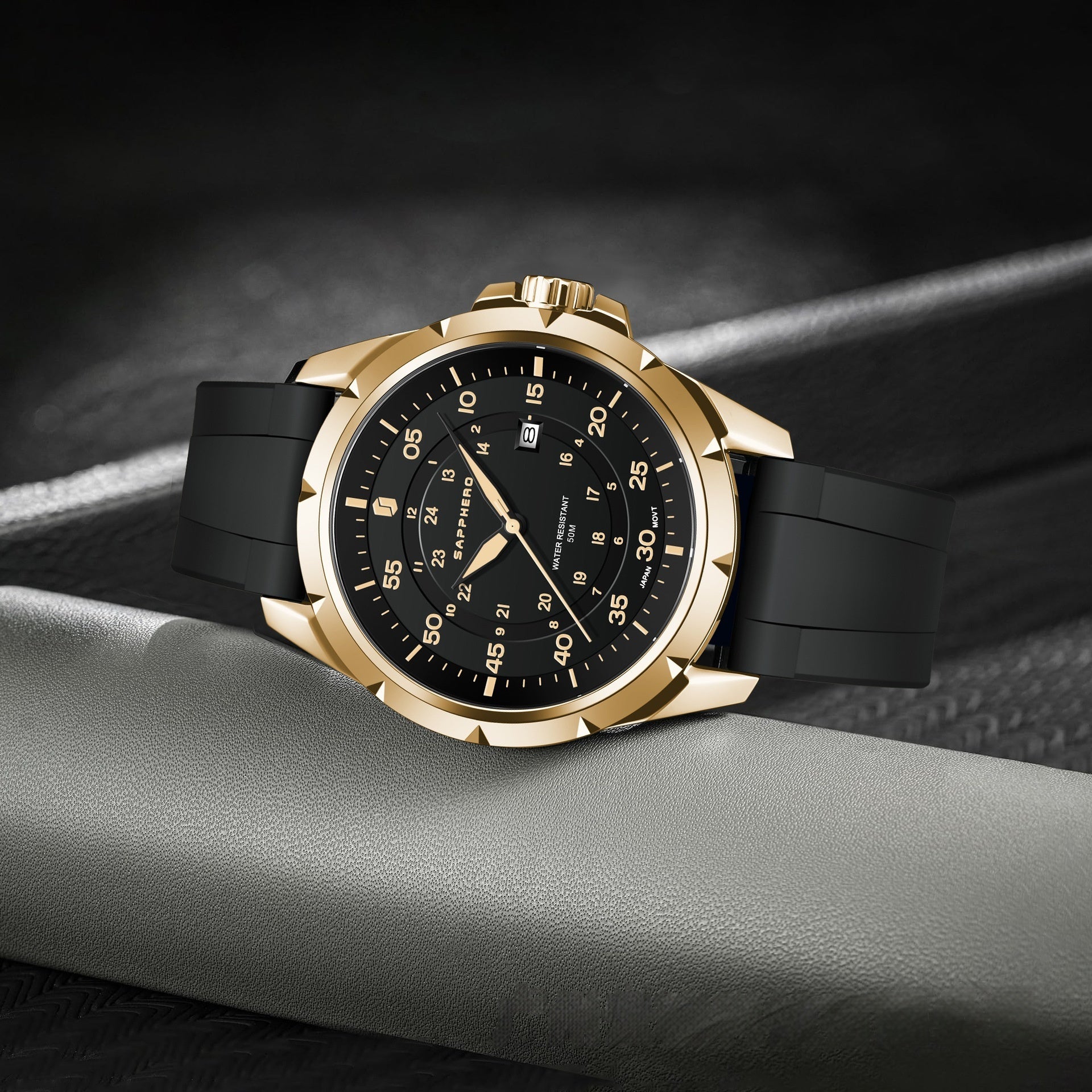 Youth Student Quartz Exam Watch Men's Silicone Waterproof 520 Gift For Boyfriend