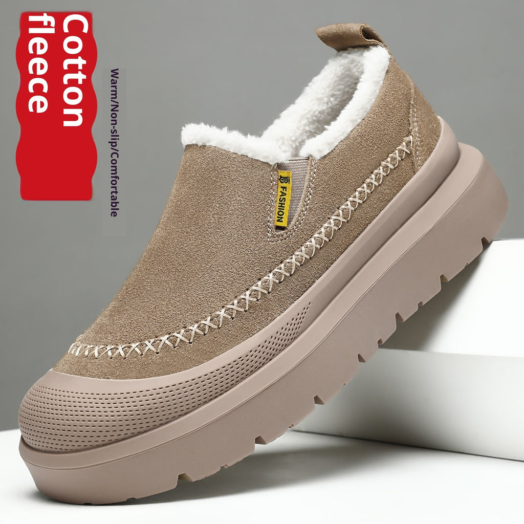 Low-cut Snow Boots Thickened Velvet Ankle Boots Cold And Warm