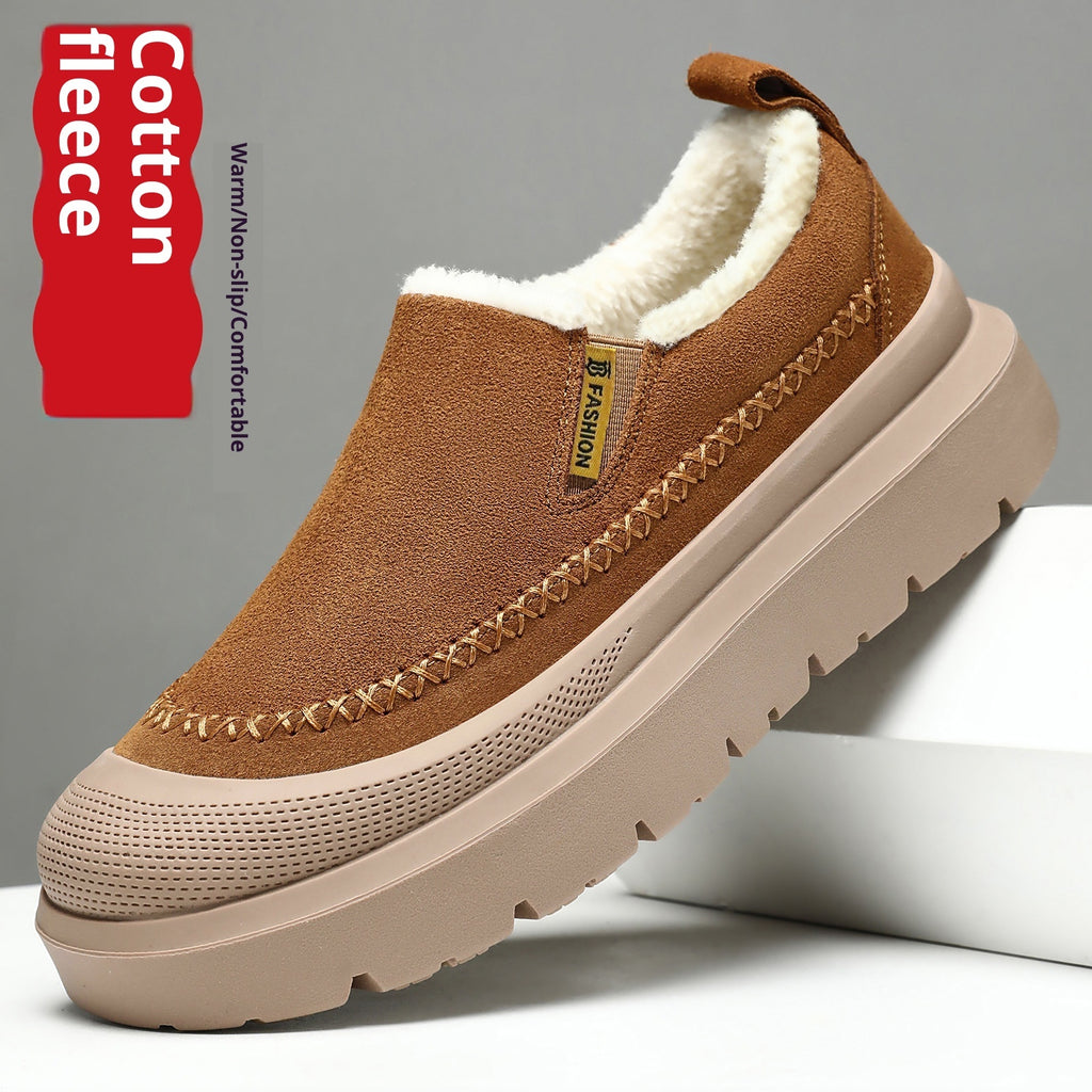 Low-cut Snow Boots Thickened Velvet Ankle Boots Cold And Warm